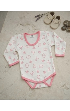 İrem Bebe Unisex Pembe Desenli Kışlık Bebek Badi Modeli İrem Bebe Unisex Pembe Desenli Kışlık Bebek Badi Modeli