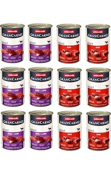 Animonda Gran Carno 2 Çeşit Sığır + Sığır Ve Kuzu Etli Karma Köpek Konserve 400 G X 12 Adet Animonda Gran Carno 2 Çeşit Sığır + Sığır Ve Kuzu Etli Karma Köpek Konserve 400 G X 12 Adet