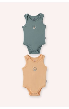 Panço Yenidoğan Yuvarlak Yaka Kolsuz Baskı Detaylı Mint 2'li Body Yeşil Panço Yenidoğan Yuvarlak Yaka Kolsuz Baskı Detaylı Mint 2'li Body Yeşil