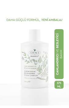 Otacı Botanics + Canlandırıcı ve Besleyici Şampuan 375 ML Otacı Botanics + Canlandırıcı ve Besleyici Şampuan 375 ML