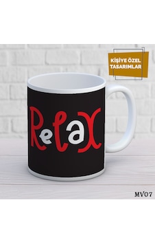 Kişiye Özel Kupa Motivasyon İsimli & Fotoğraflı Premium Hediye Bardak Relax 2 Beyaz Kişiye Özel Kupa Motivasyon İsimli & Fotoğraflı Premium Hediye Bardak Relax 2 Beyaz