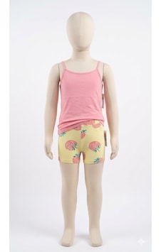 Gap V-bf Bıke Short Kız Çocuk Tayt Sarı Gap V-bf Bıke Short Kız Çocuk Tayt Sarı