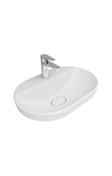 Kale Zero 2.0 60x40 Cm Mat Beyaz Yarı Gömme Oval Lavabo Kale Zero 2.0 60x40 Cm Mat Beyaz Yarı Gömme Oval Lavabo