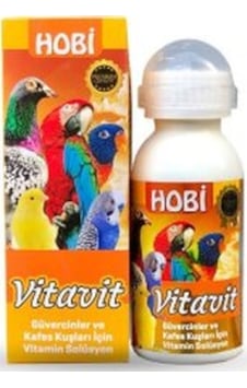 Hobi Vitavit Kuşlar için Güçlendirme Vitamini 100 ML Hobi Vitavit Kuşlar için Güçlendirme Vitamini 100 ML