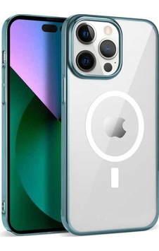 Apple Uyumlu iPhone 13 Pro Kılıf Zore Wireless Şarj Özellikli Pixel M-safe Kapak Sierra Mavi Apple Uyumlu iPhone 13 Pro Kılıf Zore Wireless Şarj Özellikli Pixel M-safe Kapak Sierra Mavi