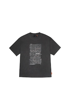 Skinarma Sonar Kısa Kollu Oversize Unisex Bisiklet Yaka Gri Tişört Medium Skinarma Sonar Kısa Kollu Oversize Unisex Bisiklet Yaka Gri Tişört Medium
