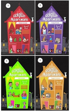 Gıcıkgiller Apartmanı 1-2-3-4 Ciltli 4 Kitap Set - Yusuf Asal Gıcıkgiller Apartmanı 1-2-3-4 Ciltli 4 Kitap Set - Yusuf Asal