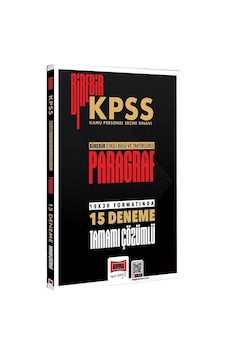 Yargı 2026 Kpss Paragraf Birebir 15 Deneme Çözümlü Yargı Yayınları Yargı 2026 Kpss Paragraf Birebir 15 Deneme Çözümlü Yargı Yayınları