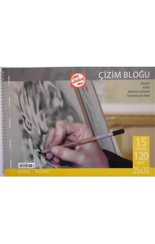 Talens Çizim Bloğu Eskiz Çizim Defteri 25x35 120gr 15 Sayfa