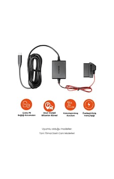 Obd-ıı Park Gözetim Kablosu Tüm Type-c Kameralar İle Uyumlu Obd-ıı Park Gözetim Kablosu Tüm Type-c Kameralar İle Uyumlu
