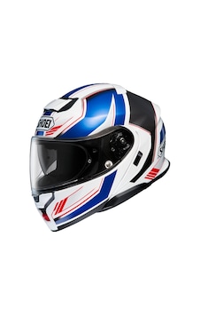 Shoeı Neotec 3 Grasp Tc-10 Çene Açılır Kask Beyaz - Mavi Shoeı Neotec 3 Grasp Tc-10 Çene Açılır Kask Beyaz - Mavi