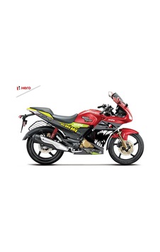 Hero Karisma Rossi Shark Gri Motosiklet Sticker