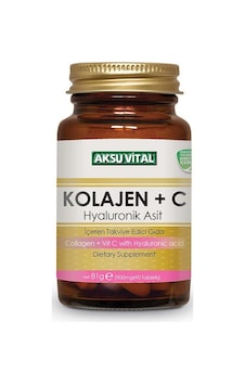 Aksu Vital Kolajen + C Vitamini Hyaluronik Asit 900 MG x 90 Tablet