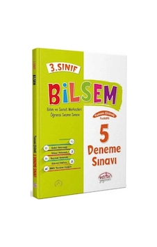 3.Sınıf Bilsem Tamamı Çözümlü 5 Fasikül Deneme Sınavı - Editör 3.Sınıf Bilsem Tamamı Çözümlü 5 Fasikül Deneme Sınavı - Editör