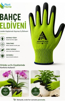 Bahçe Eldiveni Lateks Kaplamalı Kaymaz Dokunmatik Ekran Uyumlu Koku Yapmaz Terletmez 1 Çift Bahçe Eldiveni Lateks Kaplamalı Kaymaz Dokunmatik Ekran Uyumlu Koku Yapmaz Terletmez 1 Çift