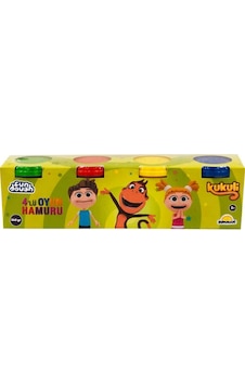 Kukuli Fun Dough 4'lü Oyun Hamuru 560 Gr