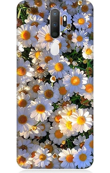 Oppo A5 2020 Uyumlu Silikon Kılıf Beyaz Papatyalar Oppo A5 2020 Uyumlu Silikon Kılıf Beyaz Papatyalar