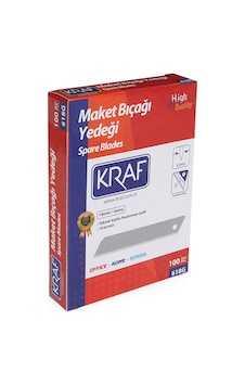 Kraf Maket Bıçağı Yedeği Geniş 100 Lü 618G