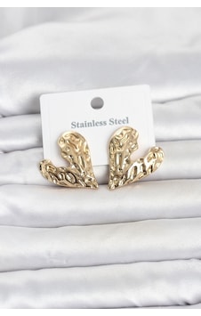316l Çelik Gold Renk Kalp Model Kadın Küpe Çok Renkli 64299427 316l Çelik Gold Renk Kalp Model Kadın Küpe Çok Renkli 64299427