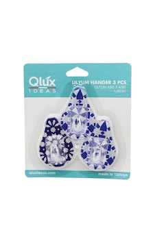 Qlux L-00292 Lilyum Yapışkanlı Askı 3'lü Set - Mika Kristal Plastik Diğer Qlux L-00292 Lilyum Yapışkanlı Askı 3'lü Set - Mika Kristal Plastik Diğer