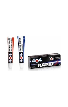 404 Plastik Çelik Rapid Bond Hızlı Yapıştırıcı 16gr - Şeffaf Diğer 404 Plastik Çelik Rapid Bond Hızlı Yapıştırıcı 16gr - Şeffaf Diğer