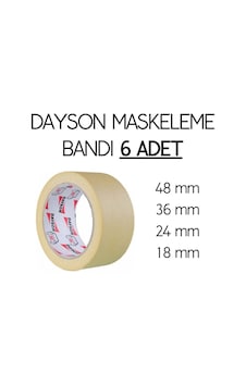 Dayson Maskeleme Bandı 6 Adet Dayson Maskeleme Bandı 6 Adet