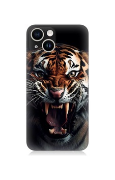 Apple Uyumlu iPhone 13 Silikon Kılıf Vahşi Kaplan