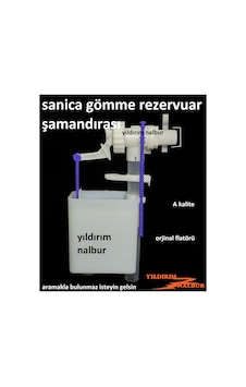 Sanica Gömme Rezervuar Şamandırası Sanica Rezervuar İç Takım Flat Beyaz Sanica Gömme Rezervuar Şamandırası Sanica Rezervuar İç Takım Flat Beyaz