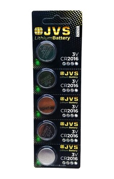 Jvs Cr-2016 3v 5'li Kart Para Pil