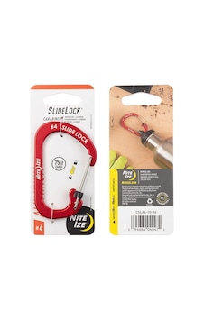 Nite Ize Slidelock Alüminyum Carabiner 4-kırmızı Nite Ize Slidelock Alüminyum Carabiner 4-kırmızı