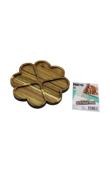 Akasya Yuvarlak 4 Kalp Bölmeli Ahşap Servis Sunum Tepsi - Tahtası 21 X 1.4cm Bx40 Çok Renkli Akasya Yuvarlak 4 Kalp Bölmeli Ahşap Servis Sunum Tepsi - Tahtası 21 X 1.4cm Bx40 Çok Renkli