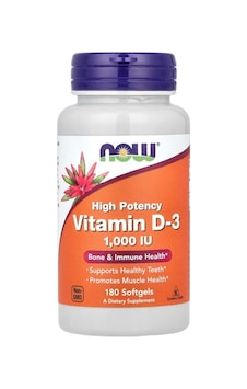 Now Vitamin D3 180 Kapsül Now Vitamin D3 180 Kapsül