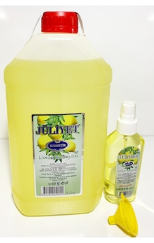 Jüliyet 80 Derece Limon Kolonyası Bidon 5 L + Sprey Pet Şişe 150 ML Jüliyet 80 Derece Limon Kolonyası Bidon 5 L + Sprey Pet Şişe 150 ML