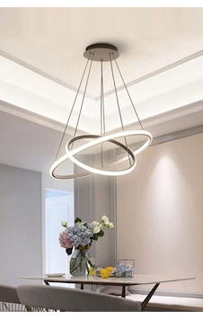 Sonya Modern Tasarım Yatak Odası - Salon - Mutfak Gri Renk Beyaz Ledli 2 Li Led Avize Gri Sonya Modern Tasarım Yatak Odası - Salon - Mutfak Gri Renk Beyaz Ledli 2 Li Led Avize Gri