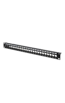Digitus 24 Port Boş Patch Panel, Zırhlı, 1u Yüksekliğinde, Siyah Renk< Br> Digitus Modular Patch Panel, Shielded, 24-port, Blank, 1u, Rack Mount, Digitus 24 Port Boş Patch Panel, Zırhlı, 1u Yüksekliğinde, Siyah Renk< Br> Digitus Modular Patch Panel, Shielded, 24-port, Blank, 1u, Rack Mount,