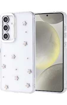 Galaxy S24 Fe Kılıf Airbag Tasarımlı Simli Şeffaf Zore Kutup Kapak Yıldız Galaxy S24 Fe Kılıf Airbag Tasarımlı Simli Şeffaf Zore Kutup Kapak Yıldız