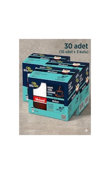 Shazel Hazır Türk Kahvesi Ofis Seti Orta 9 Gr 10x3 Kutu 30 Adet Shazel Hazır Türk Kahvesi Ofis Seti Orta 9 Gr 10x3 Kutu 30 Adet