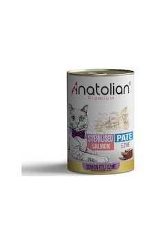 Anatolian Premium Sterilised Salmon Pate Kısırlaştırılmış Ezme Kedi Konservesi 400 G