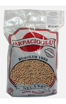 Arpacıoğlu® Kabuklu Mercimek 5 KG Arpacıoğlu® Kabuklu Mercimek 5 KG