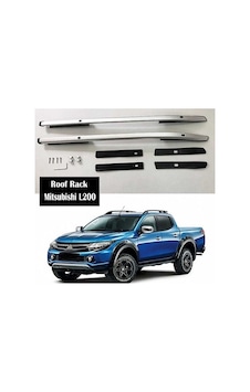 Mitsubishi L200 Tavan Çıtası 2015- Oem Style Silver Gümüş