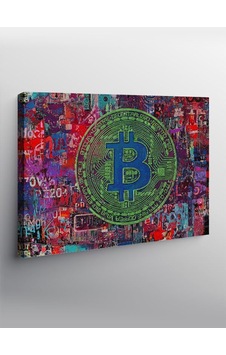 Kanvas Tablo Dijital Bitcoin Grafiti Çizimi Ytcnvs504271, 70 X 100 Kanvas Tablo Dijital Bitcoin Grafiti Çizimi Ytcnvs504271, 70 X 100