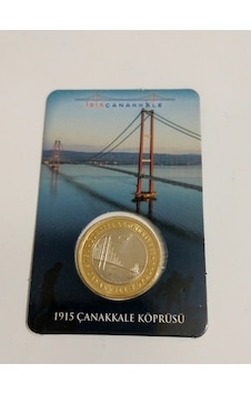 Canakkale Koprusu Hatıra Parası 1 Lıra Canakkale Koprusu Hatıra Parası 1 Lıra