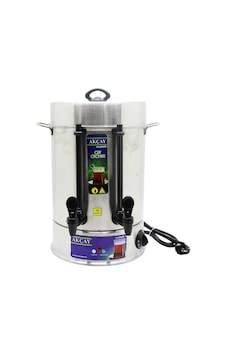 Akçay ZHT9959 160 Bardak Semaver Elektrikli Çay Otomatı Inox Akçay ZHT9959 160 Bardak Semaver Elektrikli Çay Otomatı Inox
