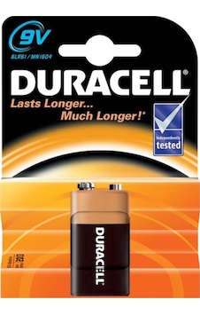 Duracell Alkaline 9 Volt Pil Duracell Alkaline 9 Volt Pil