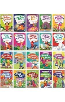 Hikayelerle Dini Değerler + Hadis Bahçesi Mini Masallar 20 Kitap Hikayelerle Dini Değerler + Hadis Bahçesi Mini Masallar 20 Kitap