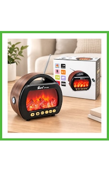 Vaveni Fenerli Şömineli Bluetooth Radyo Hoparlör Am/fm/sw, Usb/type-c, Tf Arz Vaveni Fenerli Şömineli Bluetooth Radyo Hoparlör Am/fm/sw, Usb/type-c, Tf Arz