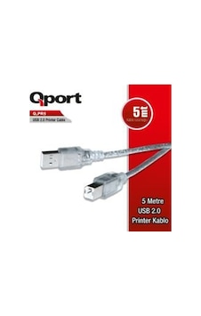 Qport Q-pr5 Usb 2.0 5m Yazıcı Kablosu
