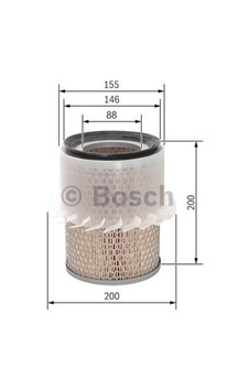 BOSCH 1987429186 Hava Fılt.Mıt L200 96 Oz