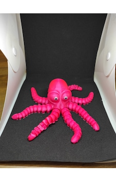 Teknosanat 3d Baskı Hareketli Eklemli Ahtapot Figürü - Dekoratif Oyuncak Fuşya Pembe Teknosanat 3d Baskı Hareketli Eklemli Ahtapot Figürü - Dekoratif Oyuncak Fuşya Pembe