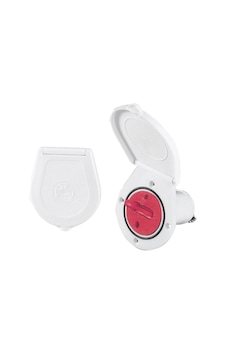 Kapaklı Benzin Dolum Ağzı 38mm Beyaz Kapaklı Benzin Dolum Ağzı 38mm Beyaz